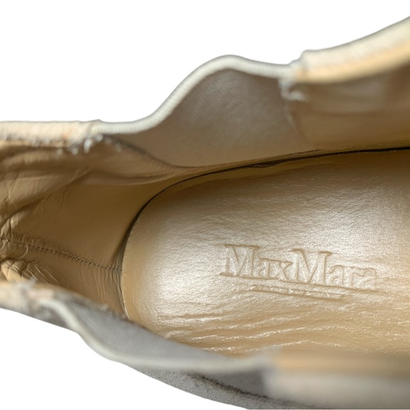 MAX MARA Suede Driving Booties - Picture 9 of 12